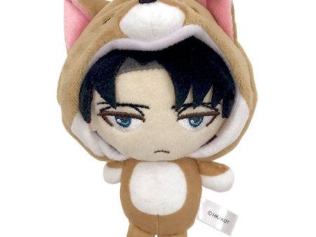 Animarukko Attack on Titan Levi Ackerman Plush Mascot JAPAN OFFICIAL Hot on Sale