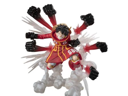 BANDAI Figuarts ZERO ONE PIECE Monkey D. Luffy Gum Gum Hawk Gatling Figure JAPAN Sale