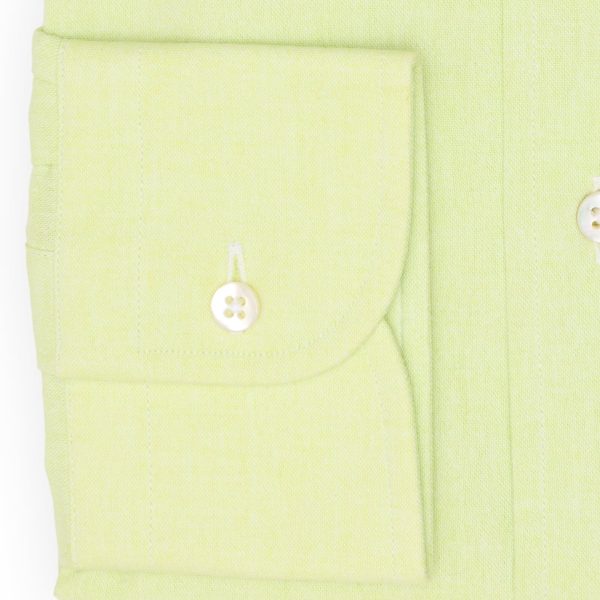 VANNUCCI Milano Mint Green Chambray Shirt EU 40 NEW US 15.75 Online