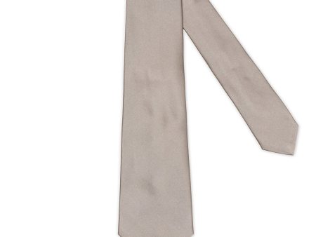 Kiton Light Gray Seven Fold Silk Tie NEW For Cheap