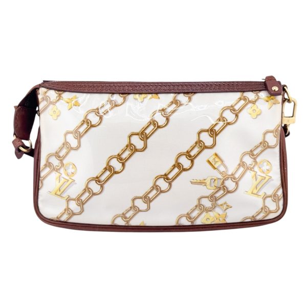 LOUIS VUITTON Charms Pochette Accessoires with Chain on Sale