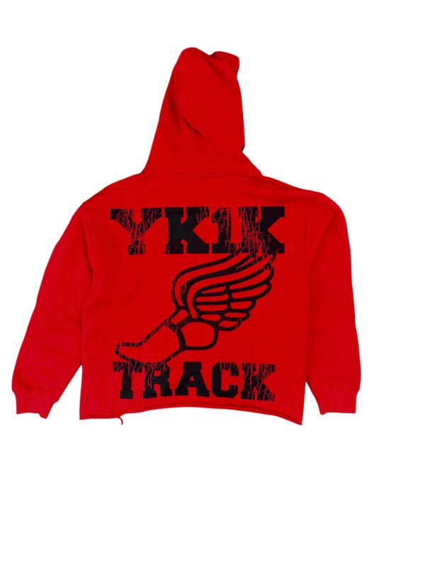 TRACK & FIELD HOODIE  RED For Discount