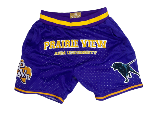 PVAMU BASKETBALL SHORTS NEW PURPLE on Sale