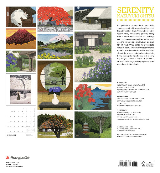 2025 Serenity Wall Calendar Hot on Sale