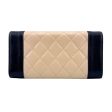 CHANEL Two-Toned Goatskin Mademoiselle Full Flap Wallet For Discount