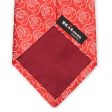 Kiton Red-White Floral Seven Fold Silk Tie NEW Online Sale