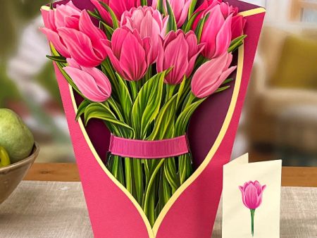 Pop-Up Pink Tulips For Discount