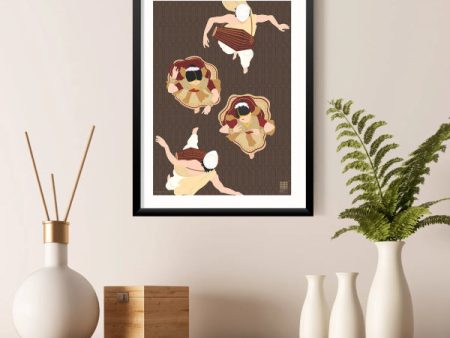 Sattriya Dance Art Print Online Hot Sale