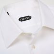 TOM FORD White Cotton French Cuff Tuxedo Formal Shirt EU 41 NEW US 16 For Discount