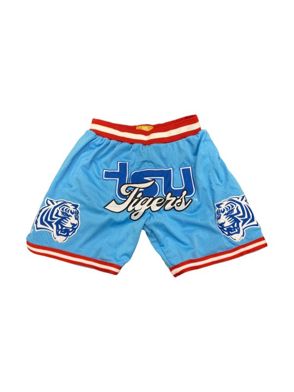 TSU TIGER BASKETBALL SHORTS BABY BLUE Online now