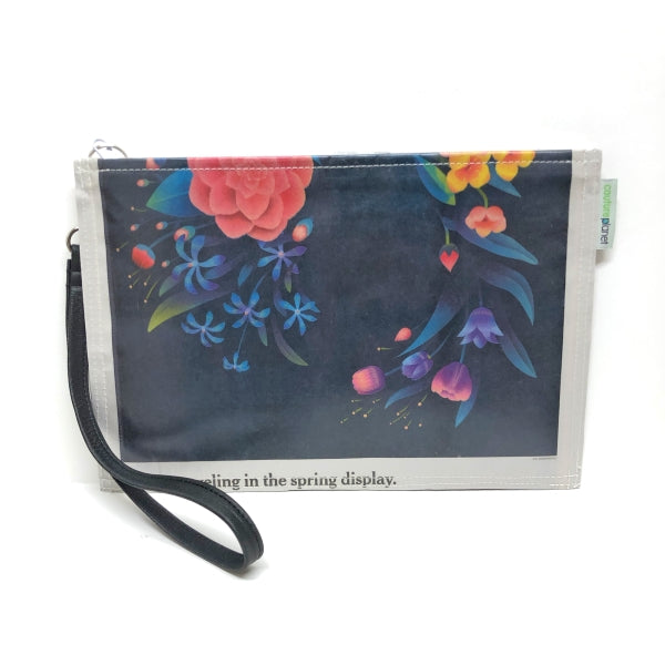 Floral Newspaper Wristlet on Sale