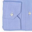 VANNUCCI Milano Blue Oxford Cloth Cotton Dress Shirt EU 45 NEW US 18 Cheap