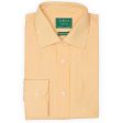 SIR BONSER for Vannucci Orange Striped Cotton Dress Shirt EU 39 NEW US 15.5 Online now