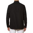 SAINT LAURENT Paris Black Cotton Dress Shirt EU 42 NEW US 16.5 Slim Supply