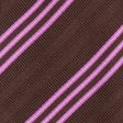 KITON Brown-Purple Diagonal Striped Seven Fold Silk Tie NEW Cheap