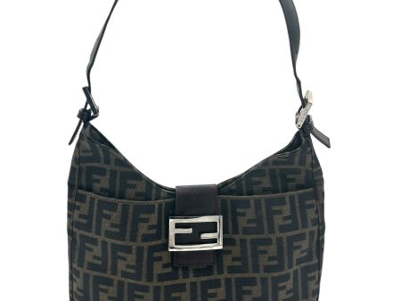 FENDI Zucca Canvas Shoulder Bag Online now