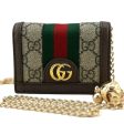 GUCCI Ophidia Compact Wallet with Unbranded Adjustable Chain Hot on Sale