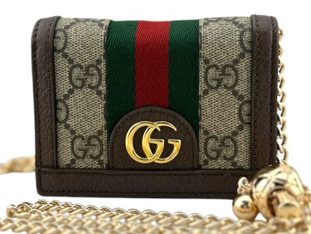 GUCCI Ophidia Compact Wallet with Unbranded Adjustable Chain Hot on Sale