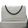 CHANEL Lambskin Tuxedo Boy Original Wallet on Chain Supply