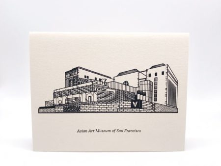 ASIAN ART MUSEUM PAVILION CARD For Sale