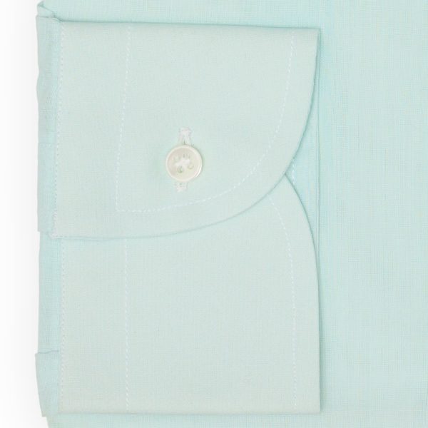 SIR BONSER for Vannucci Turquoise Cotton Dress Shirt EU 38 NEW US 15 Fashion