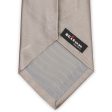 Kiton Light Gray Seven Fold Silk Tie NEW For Cheap