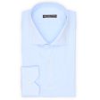 VANNUCCI Milano Blue Cotton Dress Shirt EU 45 NEW US 18 For Sale