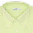 VANNUCCI Milano Mint Green Chambray Shirt EU 40 NEW US 15.75 Online