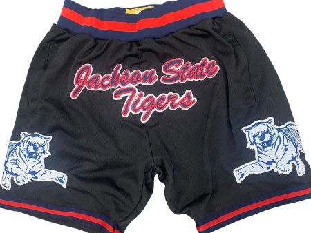 Jackson State  New Script Basketball Shorts  BLACK Online now