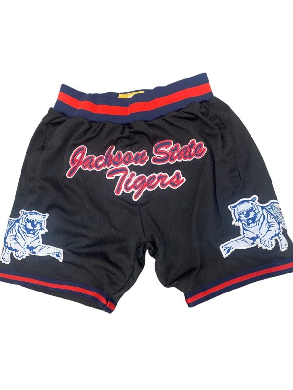 Jackson State  New Script Basketball Shorts  BLACK Online now