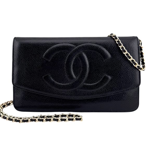 CHANEL Caviar Leather Timeless Clutch Supply