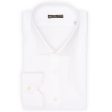 VANNUCCI Milano White Cotton Dress Shirt EU 47 NEW US 19 Online Sale