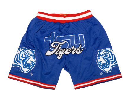 TSU TIGER BASKETBALL SHORTS BLUE Sale