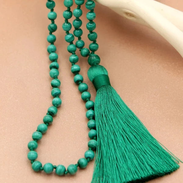 Knotted Gemstone Mala For Discount