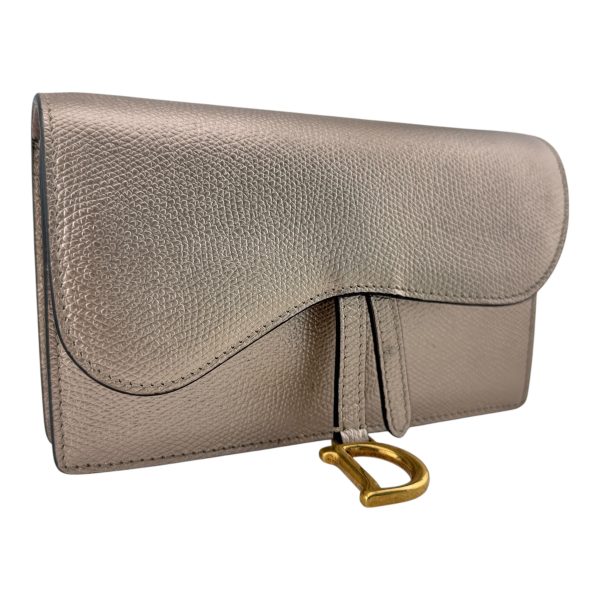 DIOR Gold Leather Saddle Waist Bag & Belt Discount