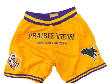 PVAMU BASKETBALL SHORTS  GOLD Fashion