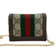 GUCCI Ophidia Compact Wallet with Unbranded Adjustable Chain Hot on Sale