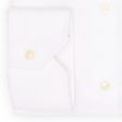 VANNUCCI Milano White Cotton Dress Shirt EU 47 NEW US 19 Online Sale