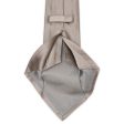 Kiton Light Gray Seven Fold Silk Tie NEW For Cheap