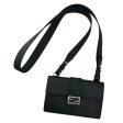 FENDI Cuoio Romano Selleria Baguette Belt Pouch Black Discount