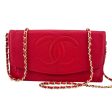 CHANEL Red Caviar Leather Timeless Wallet Sale