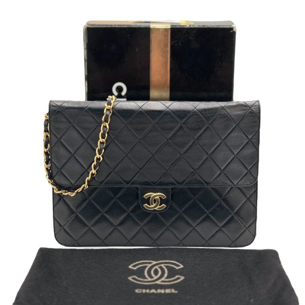 CHANEL Lambskin Classic Single Flap Chain Bag Online Sale