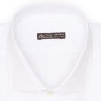 VANNUCCI Milano White Cotton Dress Shirt EU 45 NEW US 18 Online