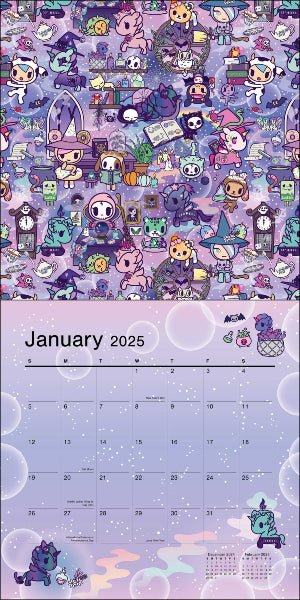 2025 Tokidoki Wall Calendar Discount