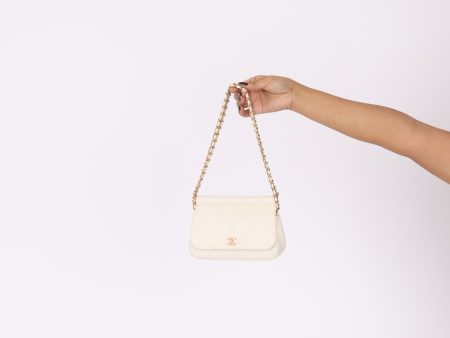 Chanel Caviar White Mini Flap on Sale