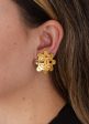 Chanel 1994 CC Logo Flower Clip-On Earrings Hot on Sale