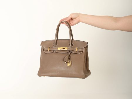 Hermès 2007 Clemence Etoupe Birkin 30 For Discount