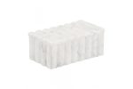 MARBLE, 7X3  RIDGED BOX, WHITE on Sale