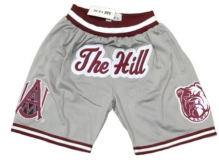 ALABAMA A&M UNIVERSITY BASKETBALL SHORTS GREY Online now