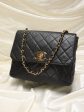 Extremely Rare Chanel XL Logo Caviar Turnlock Flap Bag Hot on Sale